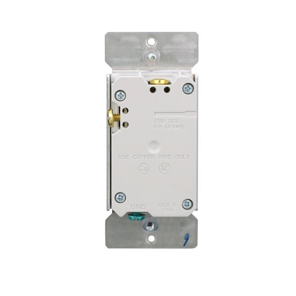 Interruptor de atenuación deslizante Eaton, 120 V, 3 módulos, blanco - FSUL06-W-KB-L