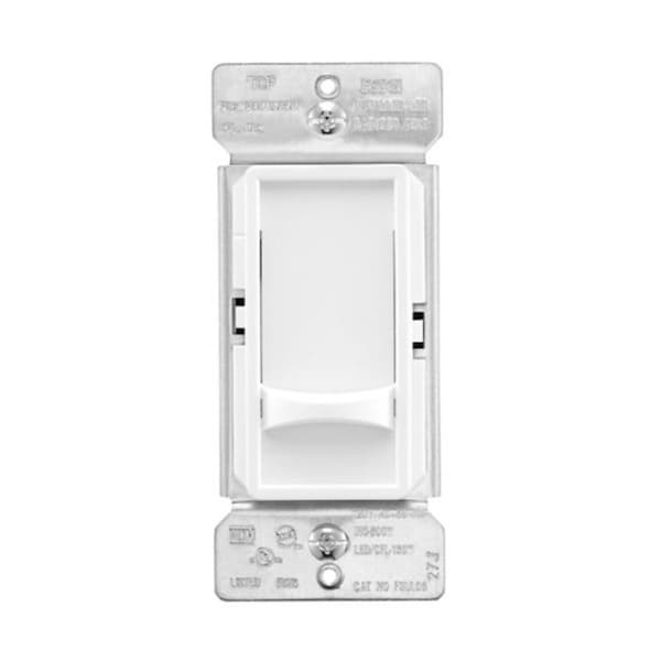 Interruptor de atenuación deslizante Eaton, 120 V, 3 módulos, blanco - FSUL06-W-KB-L