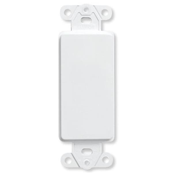Leviton Placa de Pared en Blanco LV80414x-LV80414W; 1 Gang; Blanco - LV80414X: LV80414W