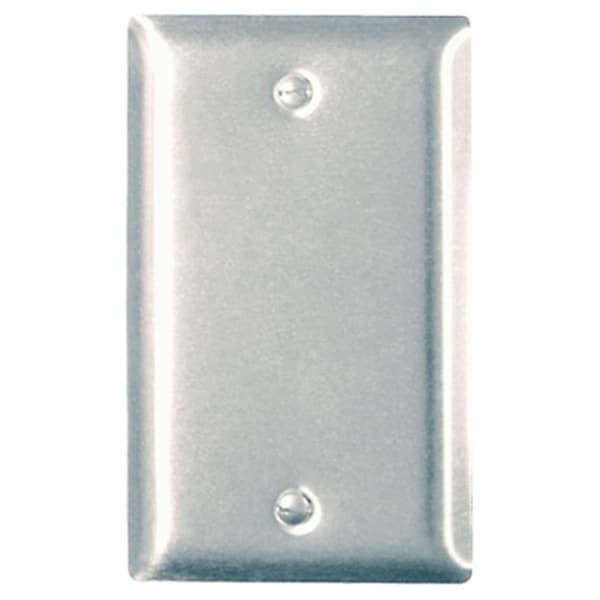 Placa de pared en acero inoxidable Nextgen SS13CC25 de 1 gang en blanco Sierraplex - NE586455