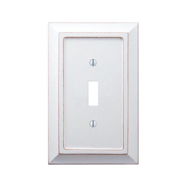 Placa de pared de cambiador simple Livewire Savannah Wood en blanco - LI152858