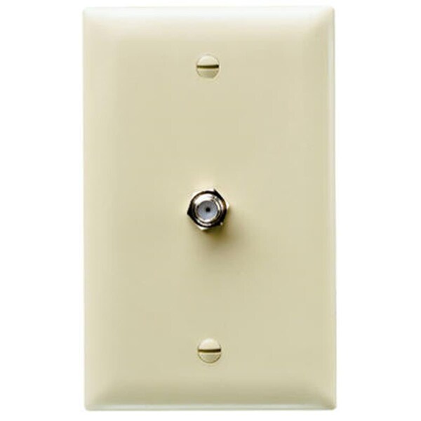 Placa de Pared Coaxial Nextgen TPCATVICC12 de 1 Ranura en Marfil - NE601471
