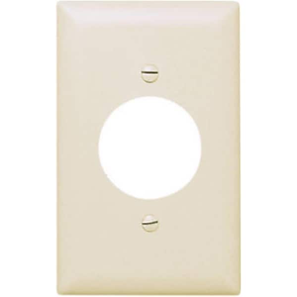 Placa de pared de nylon con una salida, color almendra clara - Nextgen TP7LACC30 2.94 x 4.69 pulgadas