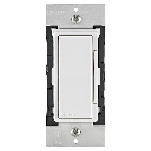 Leviton Interruptor de Control de Ventilador Inteligente Decora Rocker Blanco 1 paquete - D24SF-1RW