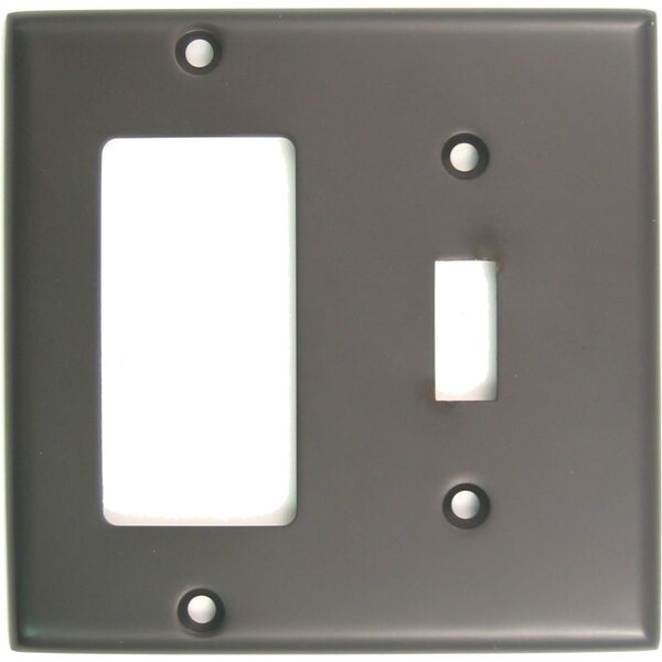Rusticware Doble Rocker/Switch, Número de Gángs: 2, Acabado en Bronce Frotado con Aceite - 788ORB