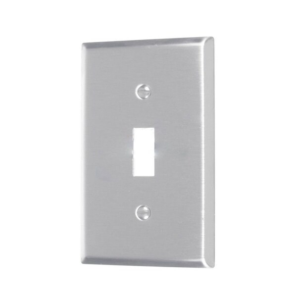 Placa de interruptor eléctrico rectangular de acero inoxidable American Imaginations - AI-37052