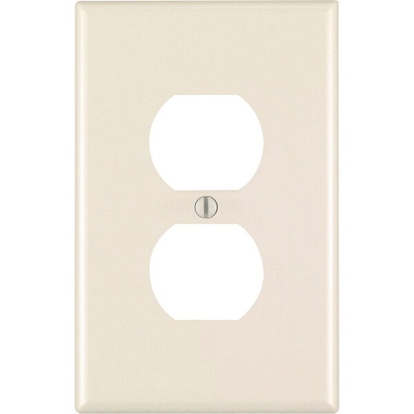 Leviton Almendra Plástico Unidad de Placa de Pared Doble 1 pk - 78103-00T