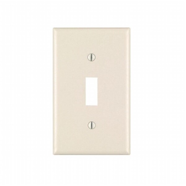 Placa de pared para interruptor sencillo 10 piezas - Color almendra clara - EZ3113450