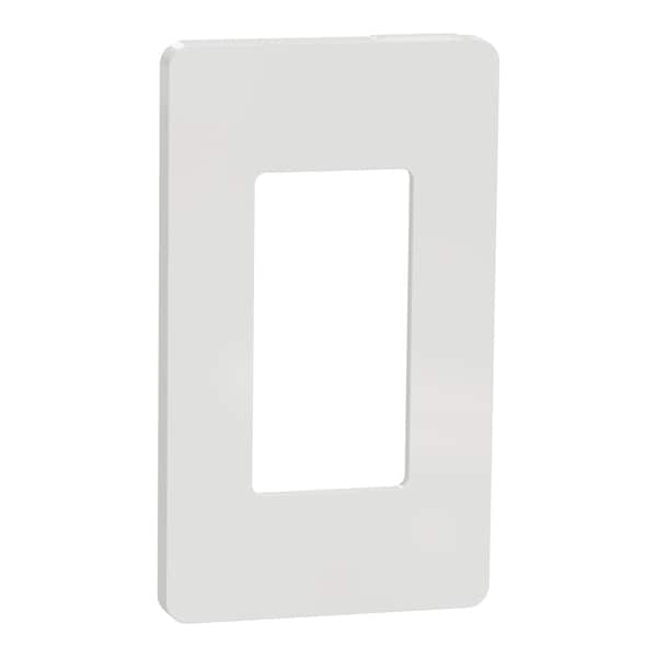 Marco de cubierta Square D, Serie X, 1 banda, sin tornillos - SQWP141001WH