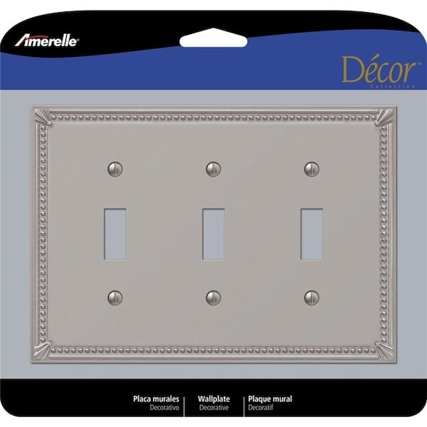 Caja eléctrica Amerelle, Número de Gangs: 3 Gris - 3009141