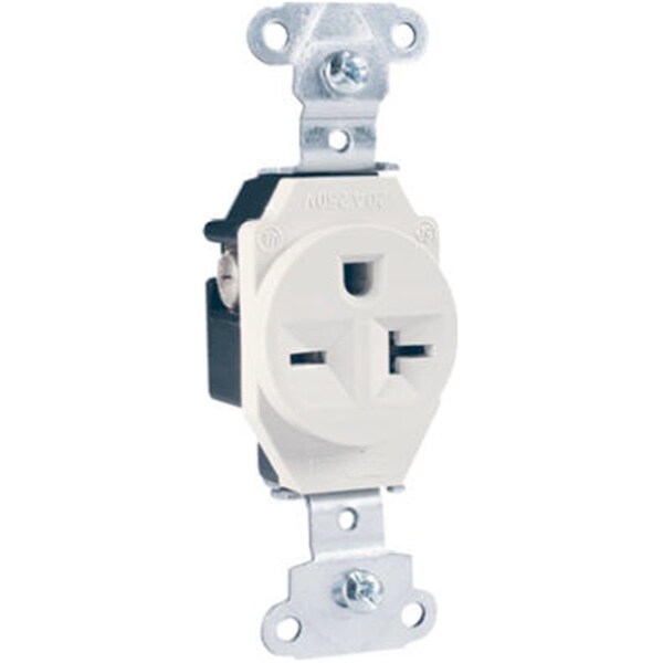 Nextgen 5851WCC8 Heavy Duty Solución de Salida Única, 20A, 250V, Blanco - NE570252