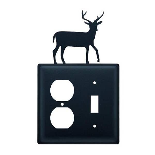 Cubierta de interruptor y toma de corriente Brightlight Deer - Negro - BR141842