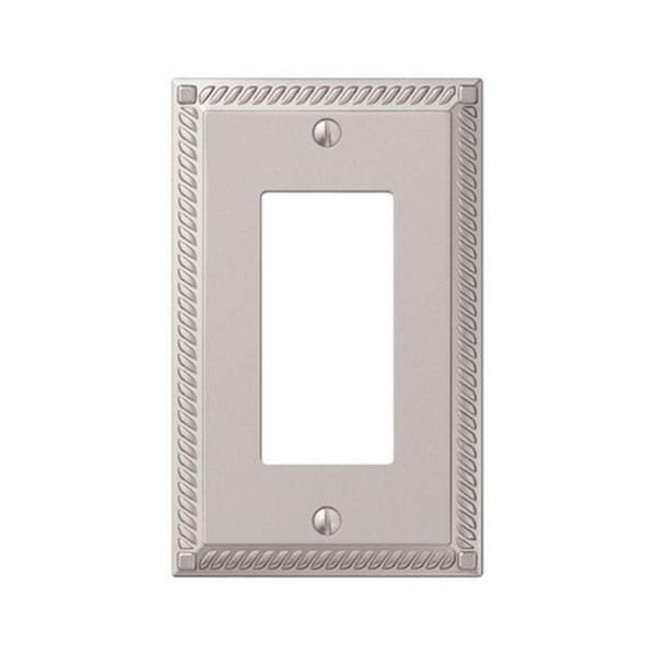 Placa de pared Georgian de níquel satinado para 1 interruptor-GFCI - 3501772