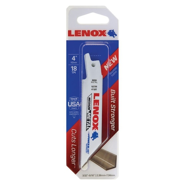 Irwin 4 in L x 18 TPI Bi-Metal - 22759OSB418R
