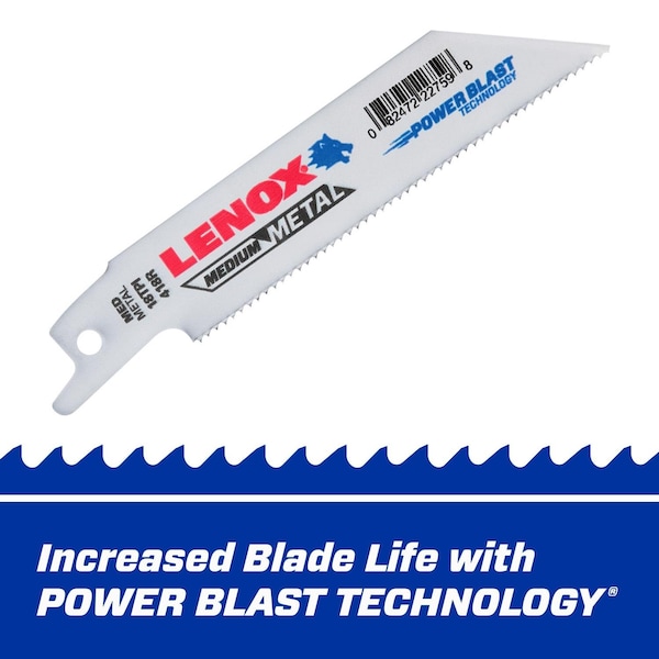 Irwin 4 in L x 18 TPI Bi-Metal - 22759OSB418R