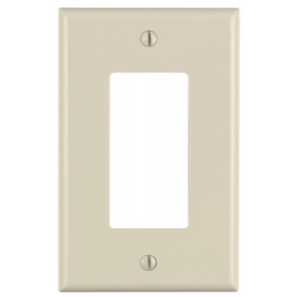 Ezgeneration Light Almond 1 Gang Decora Wall Plate - EZ339204