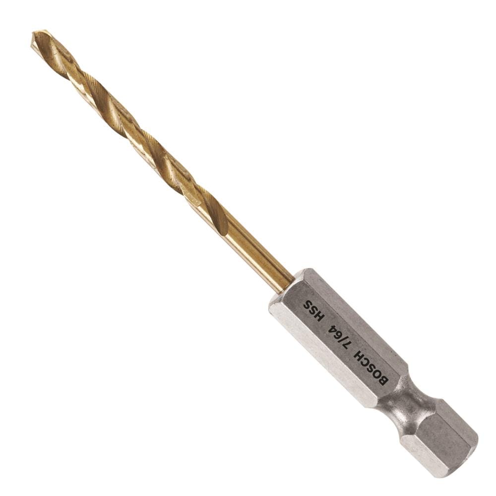 Broca helicoidal de titanio de 7/64 de pulgada x 2-5/8 pulgadas de longitud de trabajo Bosch Bosch - TI2134IM