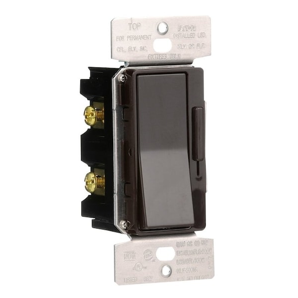 Eaton AL, DUL06P Regulador Decorativo, 120 VAC, 600 W, CFL, Halógeno, Incandescente, Lámpara LED, 3 vías - DUL06P-C7-KB-L