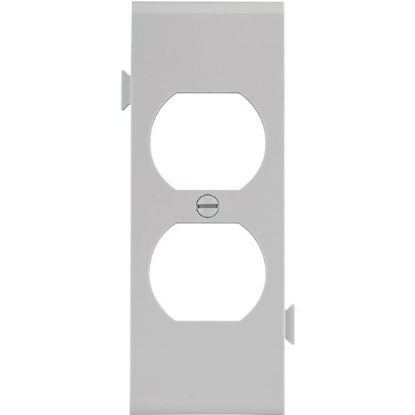Placa de pared seccional Eaton Wiring Devices, 1 canal, policarbonato blanco de alto brillo - STC8W