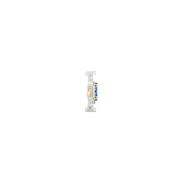 Interruptores de luz y atenuador 3 vías 15A 277V Marfil Eaton Decorator Switch - 7503V