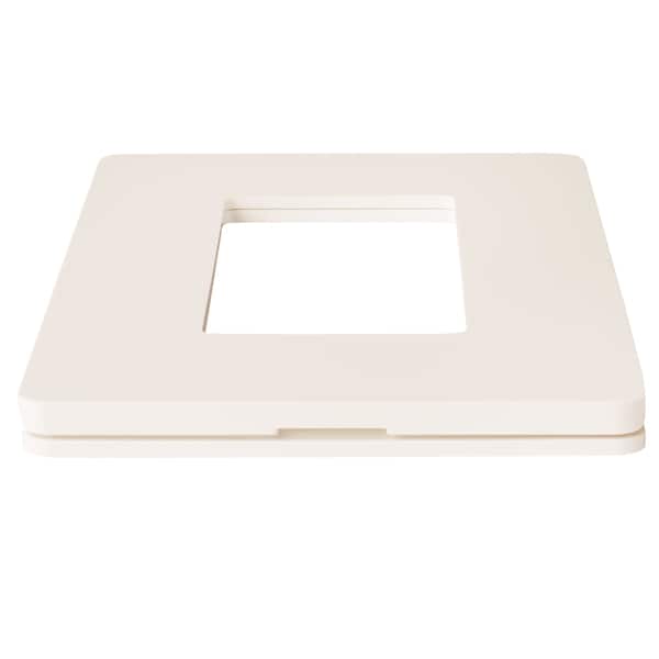 Placa de pared Faith, Número de módulos: 1 módulo Plástico, color almendra claro - SWP1-LA-120