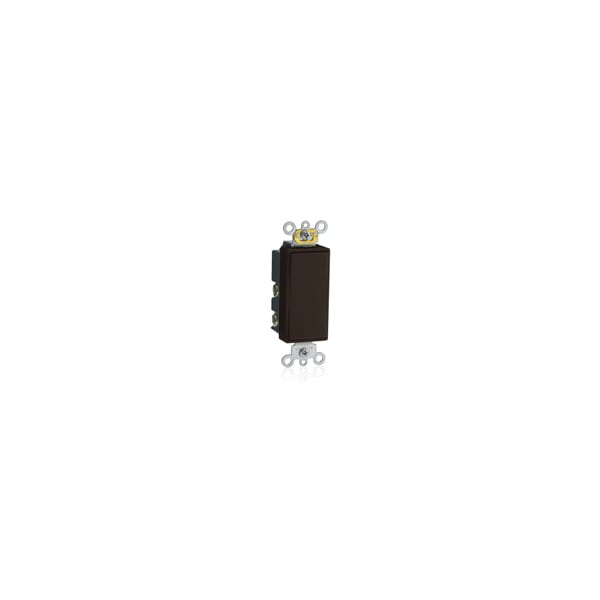 Interruptor basculante 15A 120 277V SPDT Dec Sw marrón - 5657-2
