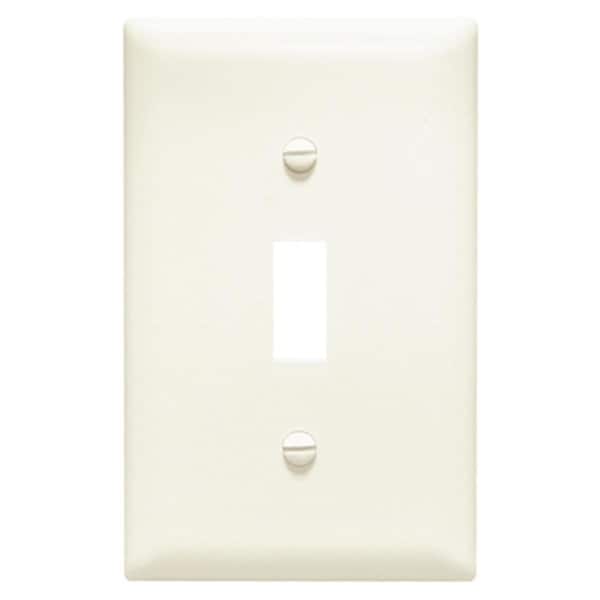 Placa de pared Nextgen TPJ1LACC70, 1 Gang, 1 interruptor de palanca, color almendra - NE698543