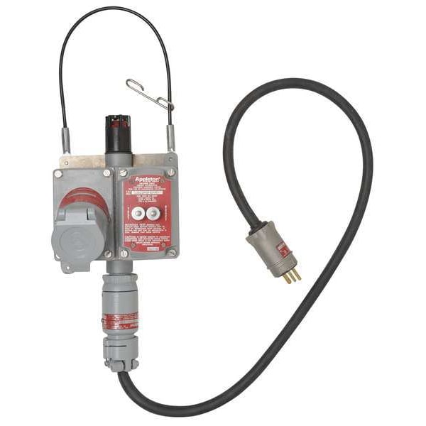 Toma a prueba de explosión GFCI Appleton Electric 2W 3P 20A 120 VAC 5-20R - U2023PGFID1G3