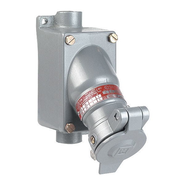 Hubbell Killark Pin and Sleeve Plug, 120VAC, 30A - KRS-215-120