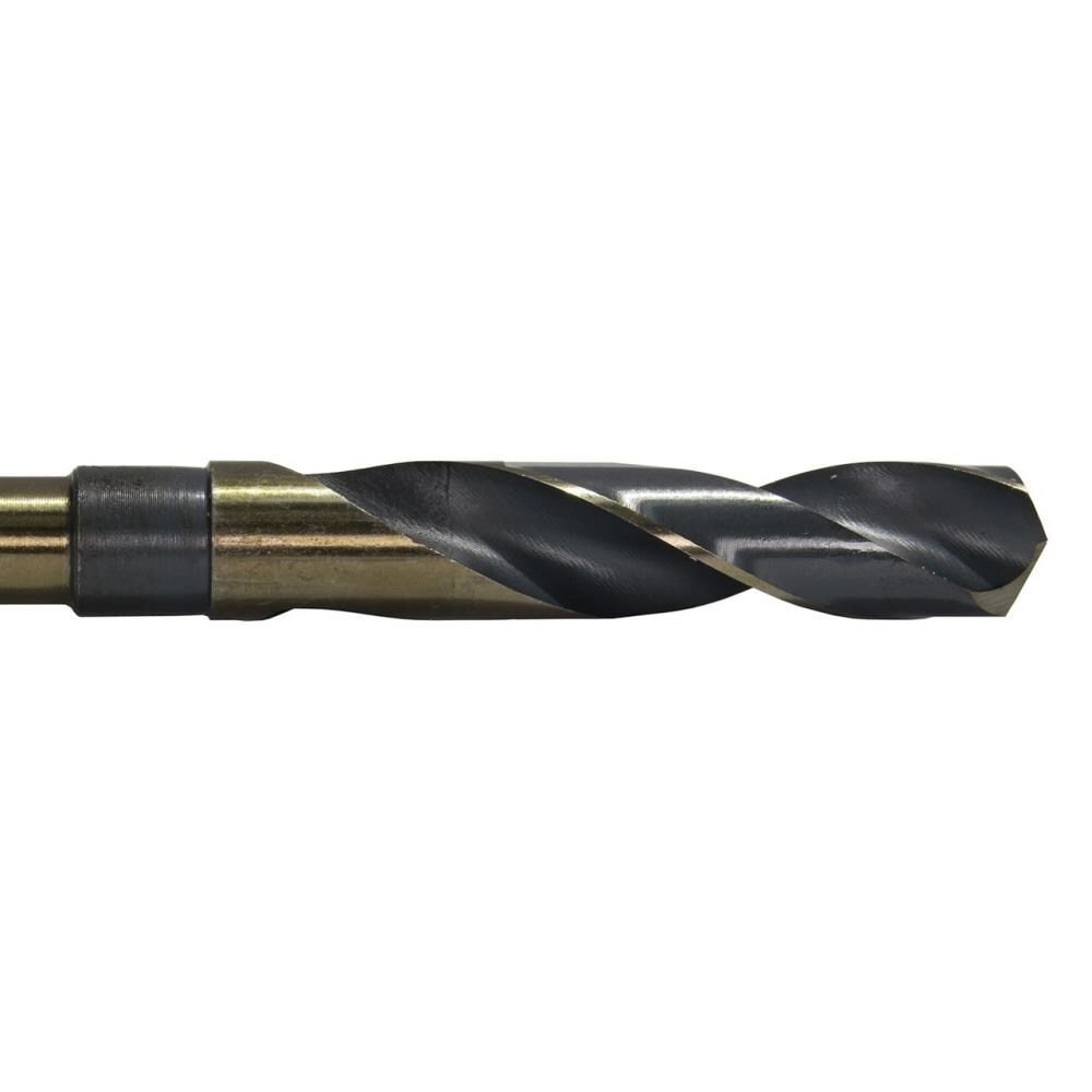 Broca Drill America de 3 piezas de 33/64 pulgadas x 6 pulgadas con recubrimiento negro y dorado HSS de plata y punta Silver and Deming - KFDRSD33/64P3