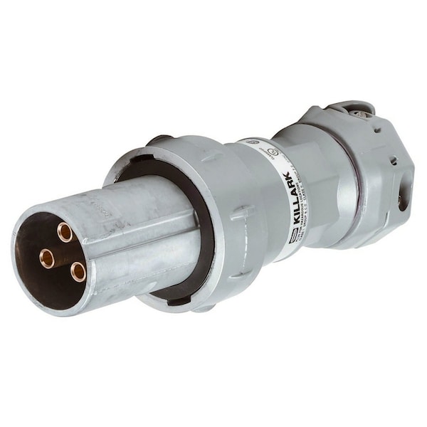 Enchufe interbloqueado para ubicaciones peligrosas, 60A 600V AC, 4 polos 3 cables a tierra - HBLVP6485