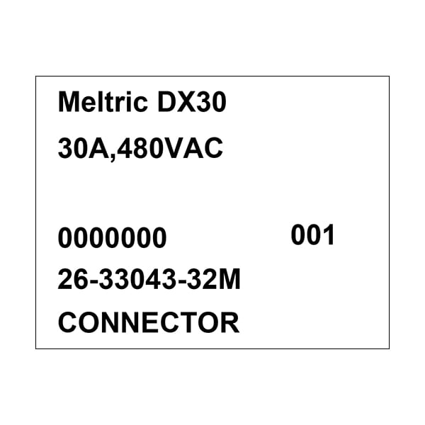 Conector Meltric 26-33043-32M