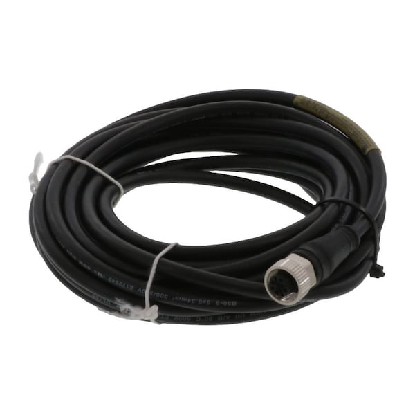 Conector Molex CSE M12 5P AC FE STR WSOR 5M SE UNSH BK - 1200659520