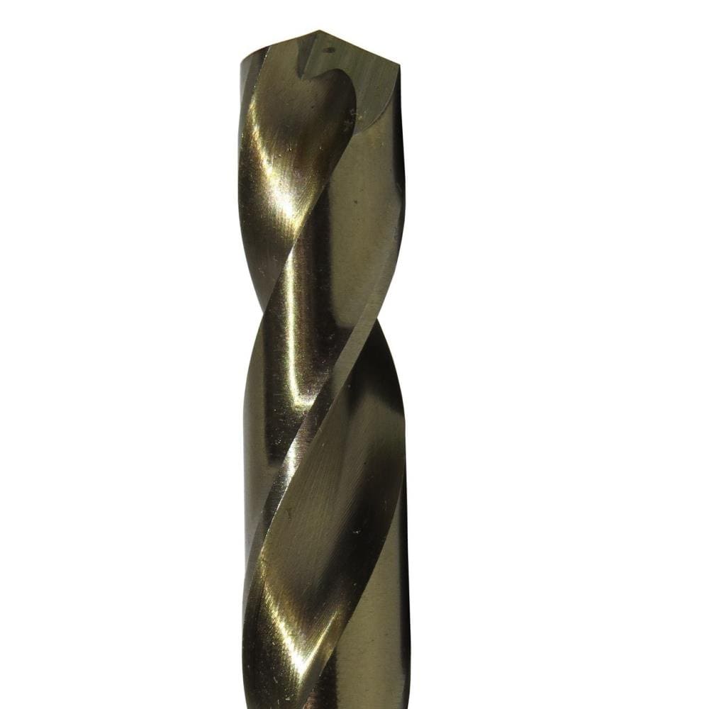 Broca Americana de taladro Drill America 45/64 pulgadas x 6 pulgadas de cobalto plateado y punta helicoidal Deming - DWDCO45/64.