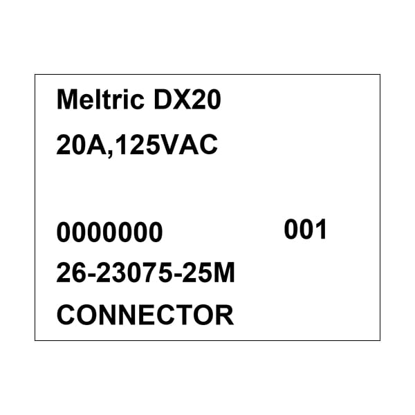 Conector Meltric 26-23075-25M