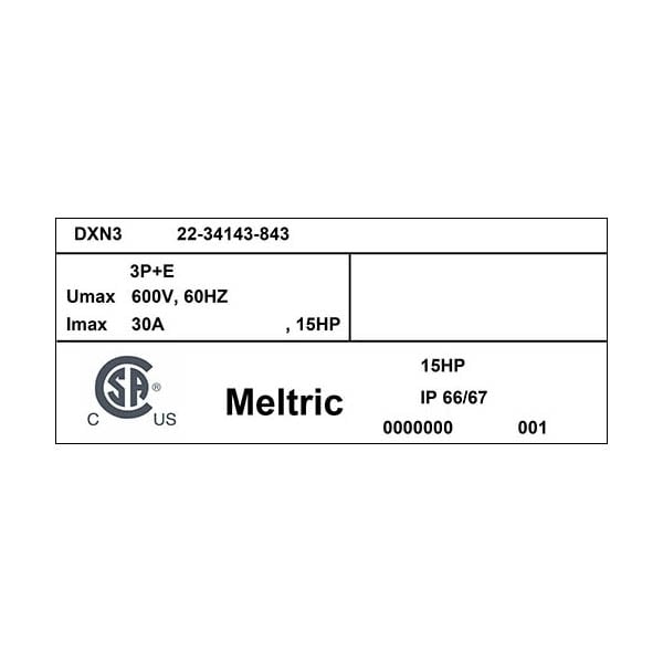 Meltric 22-34143-843 RECEPTÁCULO DE CANDADO PAWL - 22-34143-843