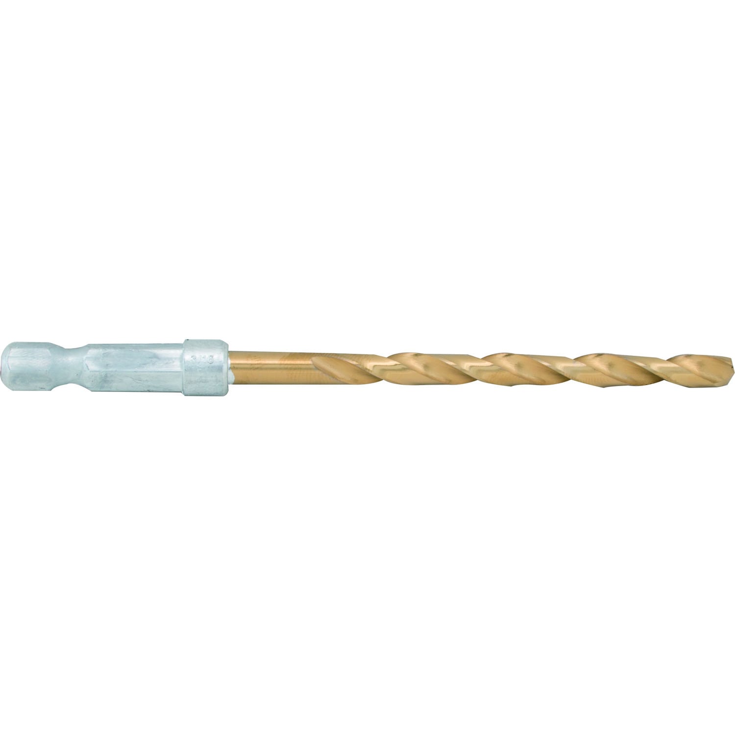 Broca helicoidal de longitud estándar de 3/16 pulgadas x 3-1/2 pulgadas con recubrimiento de nitruro de titanio - CMAM1312