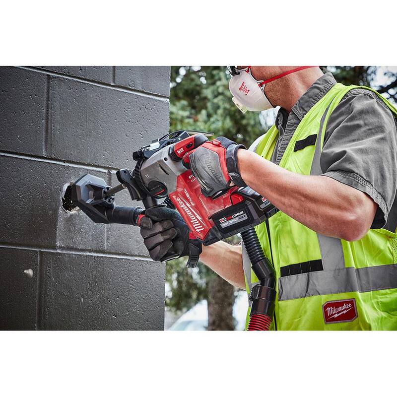 Milwaukee M18 FUEL 18-Volt Lithium-Ion Brushless 1 in. Kit de martillo rotativo inalámbrico SDS-Plus con FUEL HACKZALL - 2912-22-2719-20.