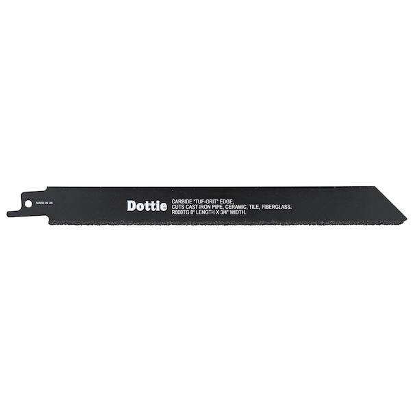 Dottie 8" L x Cast Iron Pipe, Stainless Steel, Composites, Brick, Ceramic and Masonry Cutting - R800TG
