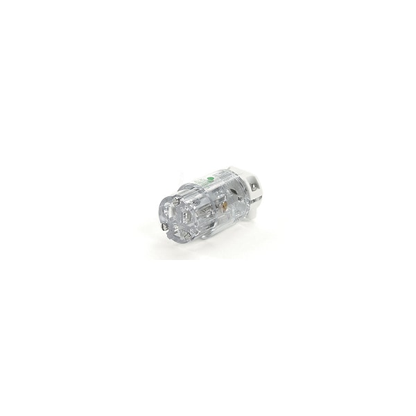 Conector transparente de servicio pesado Woodhead NEMA5-15 - 85547