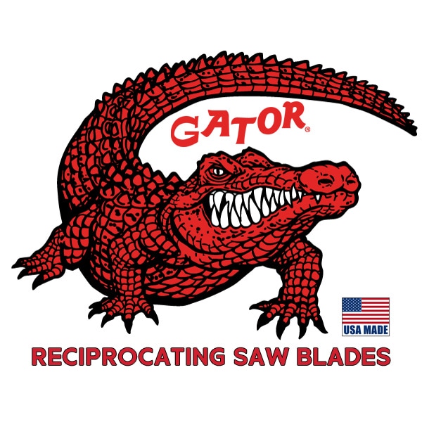 Gator Reciprocating Saw Blade 9 in. x 3/4 in. x 6tpi #12040, Heavy Duty Wood Cutting, 50PK - 12040