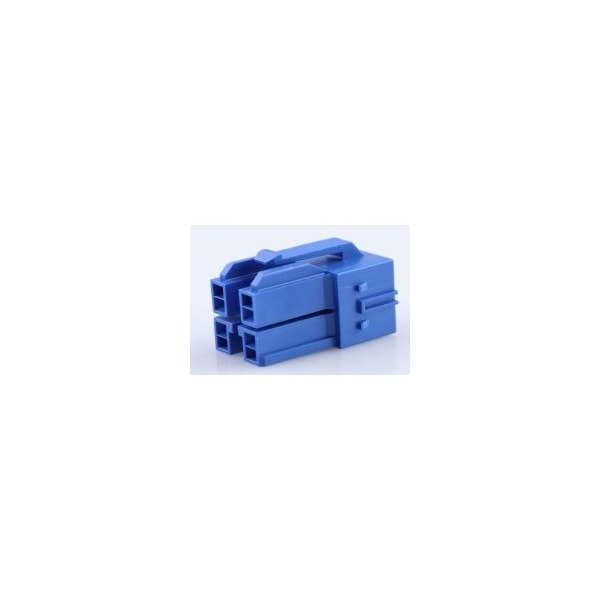 Caja de receptáculo WTB Molex de 6.5mm PBTP Azul 4Ckt - 151049-2401