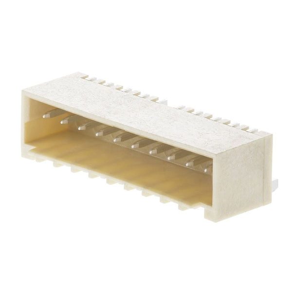 Molex 1.5mm WtB Hdr RA SMT T&R 2.54SnLF 3Ckt - 87438-0343