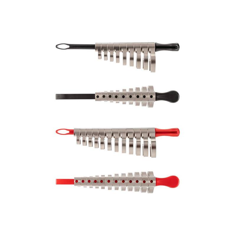 Juego de llaves de correa TEKTON de 5/16 a 3/4 pulgadas, 8 a 19 mm y 3/8 pulgadas con llave (21 piezas) - WCF94301