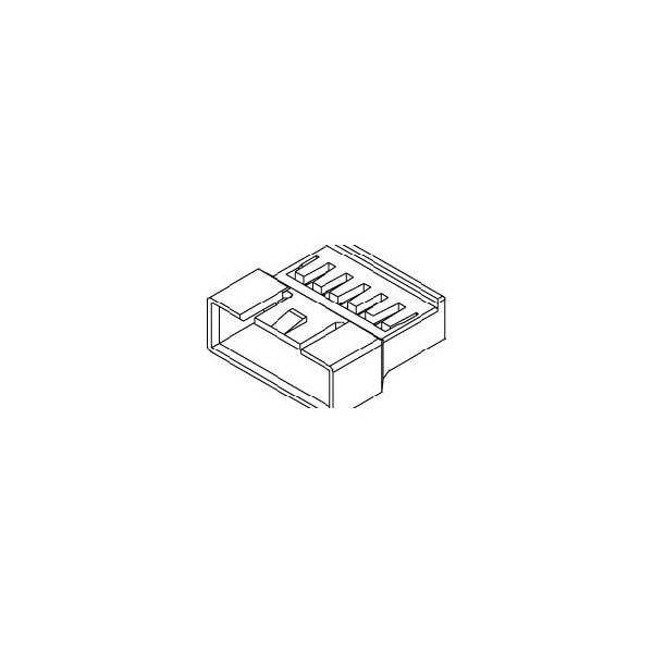Gehäuse für männliche Steckverbinder mit 2,5 mm Pitch - 35184-0200