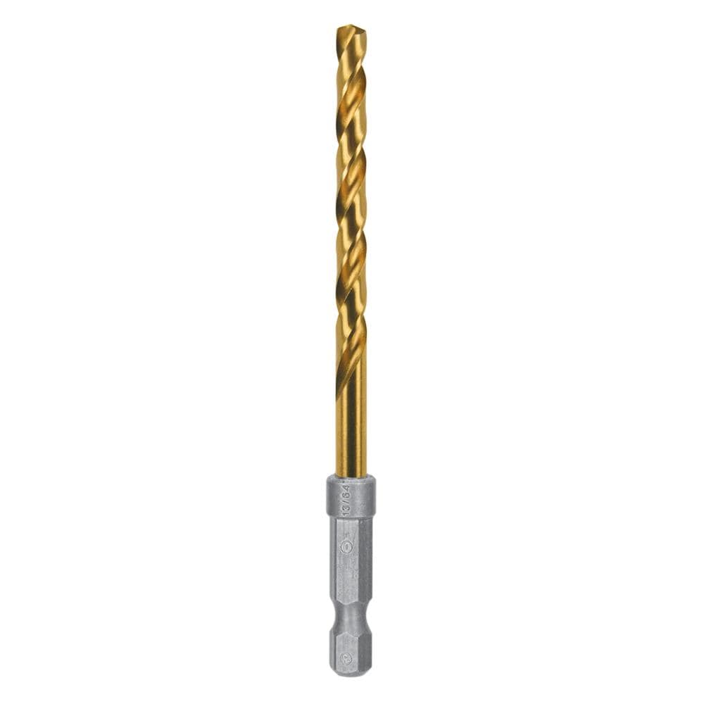 Kobalt Broca helicoidal de longitud de trabajo recubierto de titanio HSS de 4-1/4 pulgadas - 80859