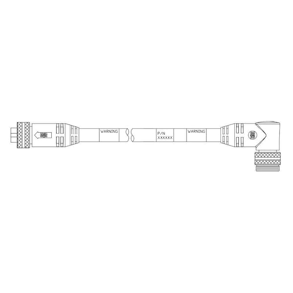Molex BP D 4P M/MFE SK ST/90 #10 BK TPE 3M - 1300642003