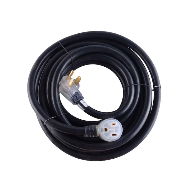 Cable de extensión Superior Electric STW, 8 AWG, Interior/Exterior, 1 toma, 6-50R, Negro, 6-50P, 50 pies - WC850