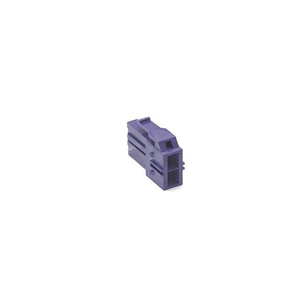 Molex 6.5mm WTB Recpt Hse PBTP Morado 2Ckt - 151049-2204