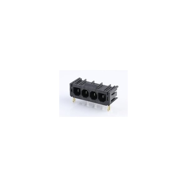 Conector Molex Sabre de 4 circuitos en ángulo recto con cola larga - 43160-7304